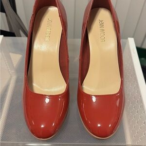 Jenn Ardor Women's Shiny Red Heels